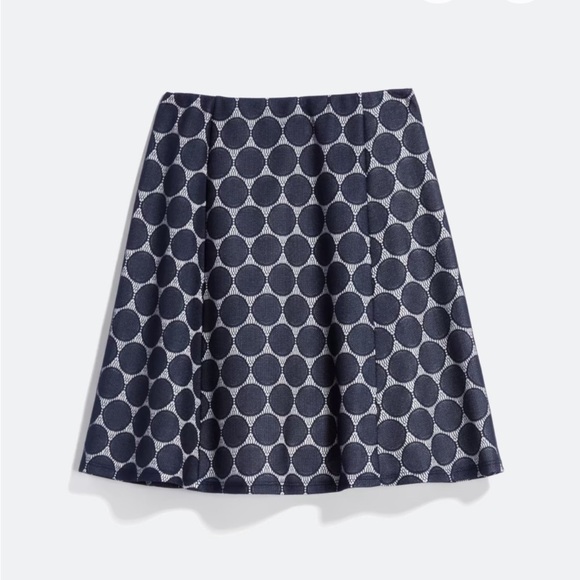 Stitch Fix Renee C | Maybell Lace Detail Skirt | Navy/White | Petite Large (LP) - Picture 1 of 12